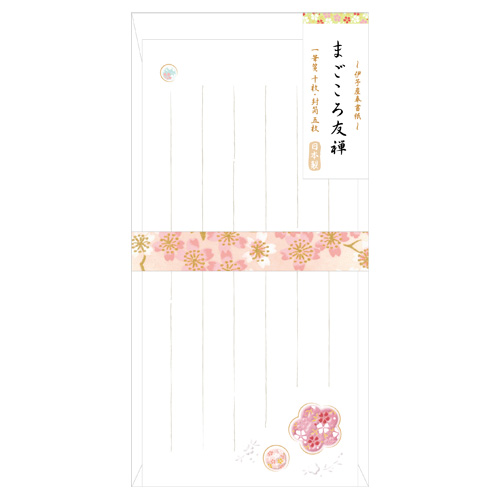 ＵＺ一筆箋レターセット　花